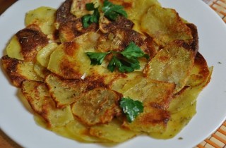 Картофельные чипсы в духовке