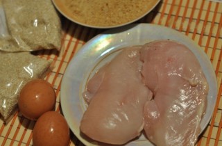 Куриные палочки в кунжуте - фото шага 1