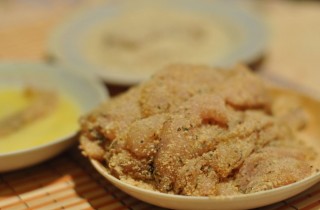 Куриные палочки в кунжуте - фото шага 3