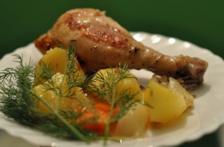 Курица с овощами в рукаве - фото шага 4