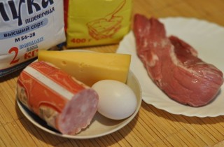 Свиные отбивные с ветчиной и сыром - фото шага 1