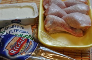 Куриные ножки со спагетти в мультиварке - фото шага 1