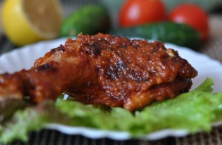 Куриные окорочка в соусе