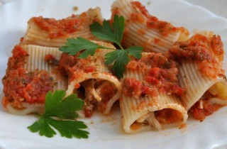 Фаршированные курицей макароны - фото шага 5