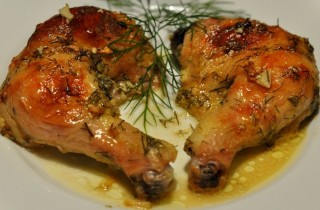 Куриные окорочка в сметане с чесноком - фото шага 3