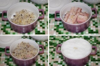 Сало сухой засолки с чесноком - фото шага 7