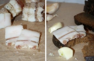 Сало сухой засолки с чесноком - фото шага 9