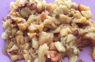 Сырая баклажанная икра - фото шага 2