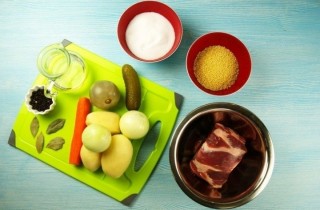 Рассольник с пшеном - фото шага 1