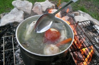 Уха на природе - фото шага 9