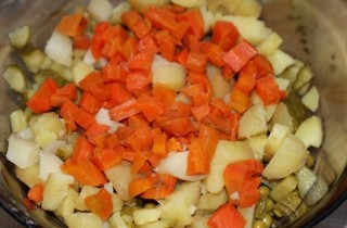 Вегетарианский салат 