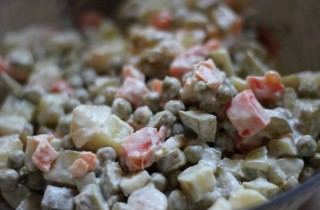 Вегетарианский салат 