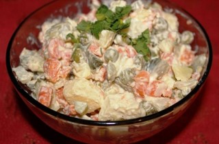 Вегетарианский салат 