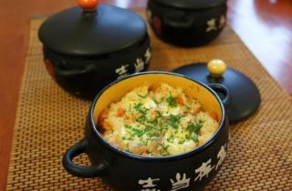 Пшенная каша с курицей в горшочке - фото шага 8