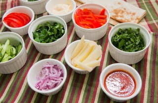 Овощная шаурма - фото шага 1