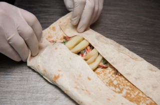 Овощная шаурма - фото шага 6