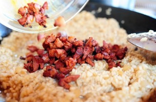 Ризотто с уткой и ветчиной - фото шага 12