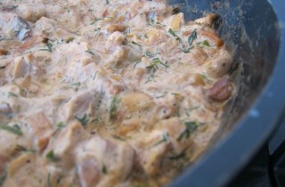 Грибной соус из замороженных грибов - фото шага 4