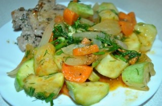 Рагу с кабачками и помидорами - фото шага 6