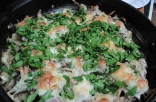 Мясо по-французски с фаршем - фото шага 7