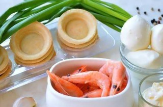 Тарталетки с креветками и моцареллой - фото шага 1