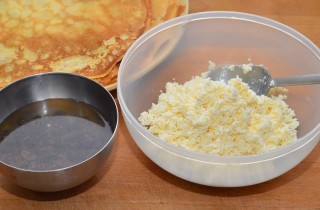 Французские блинчики с рикоттой - фото шага 13