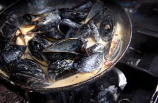 Мидии с шафраном - фото шага 5