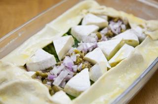 Пирог со спаржей и сыром бри - фото шага 4