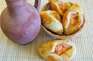 Пирожки с семгой - фото шага 8