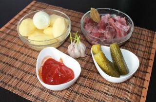 Азу по-татарски - фото шага 1