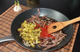 Азу по-татарски - фото шага 3