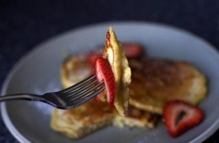 Оладьи из овсяных хлопьев - фото шага 4