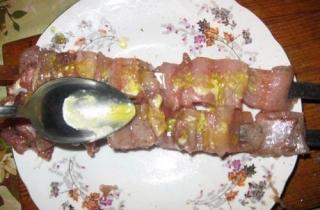 Шашлык из щуки - фото шага 7